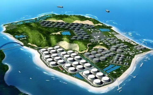 舟山市六横小郭巨绿色石化拓展园区临时河道及地基预处理工程